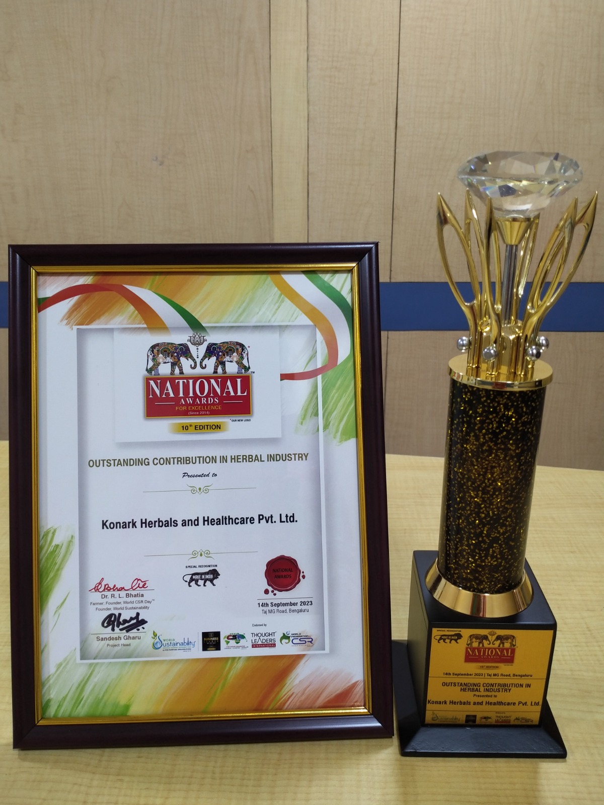 Konark Award Certificate 8